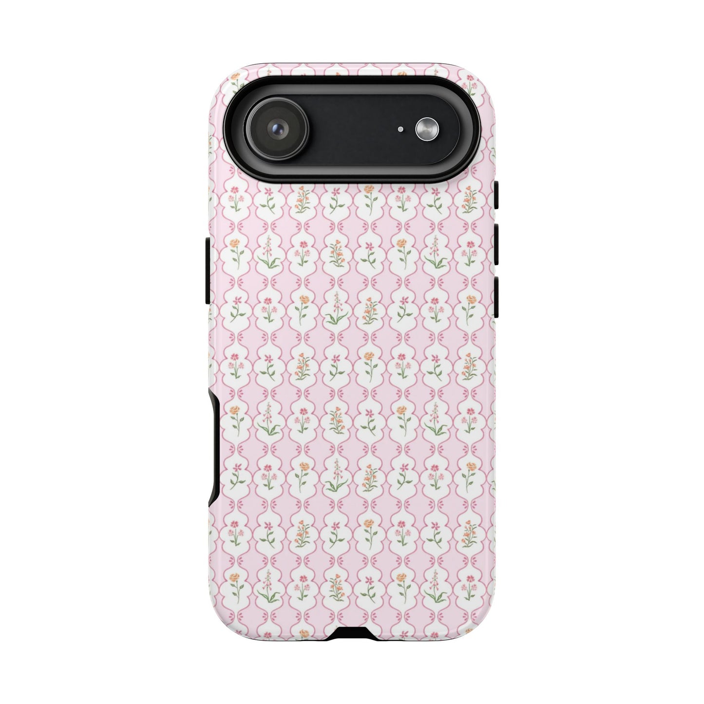 Floral Framework Tough Phone Case