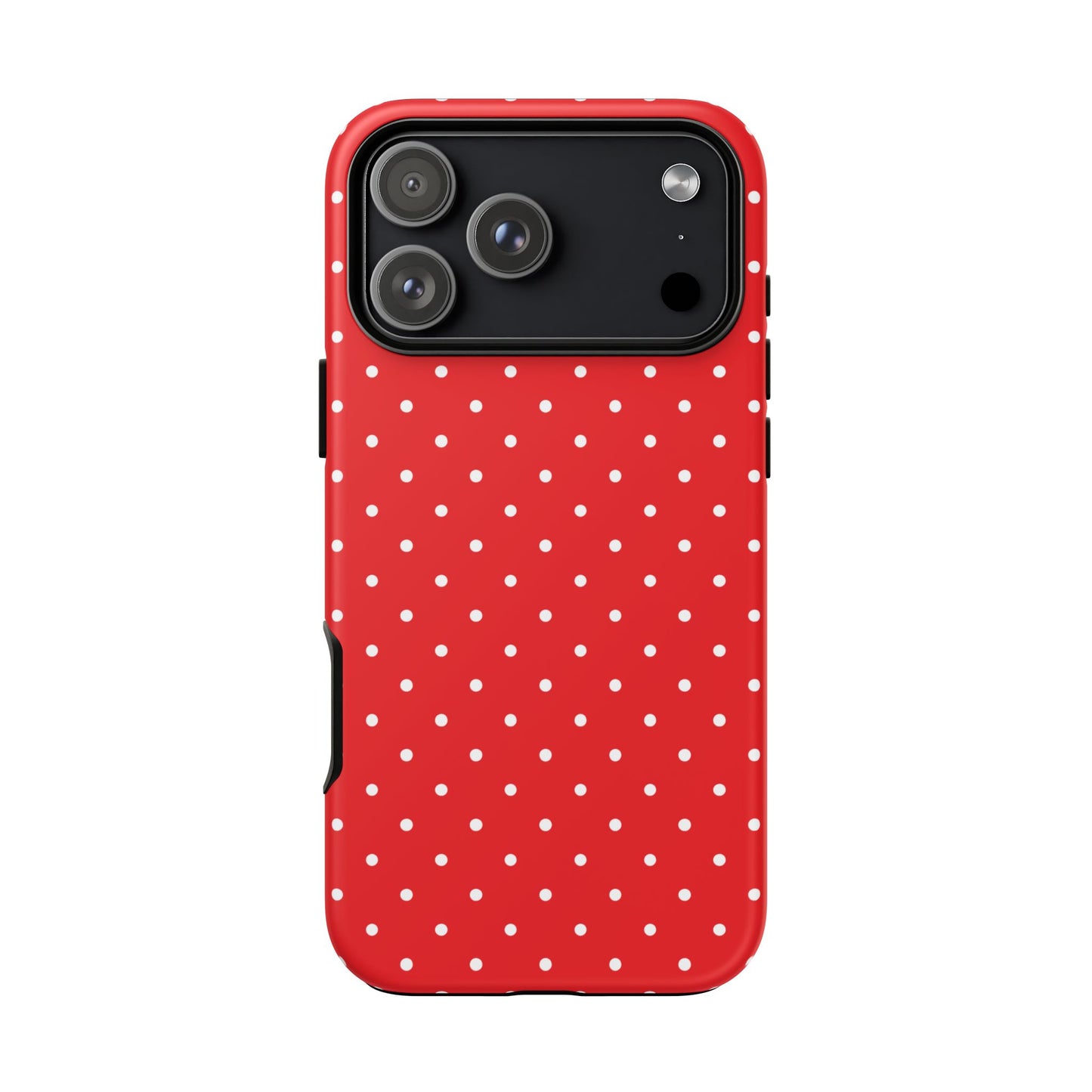 Polka Red Tough Phone Case