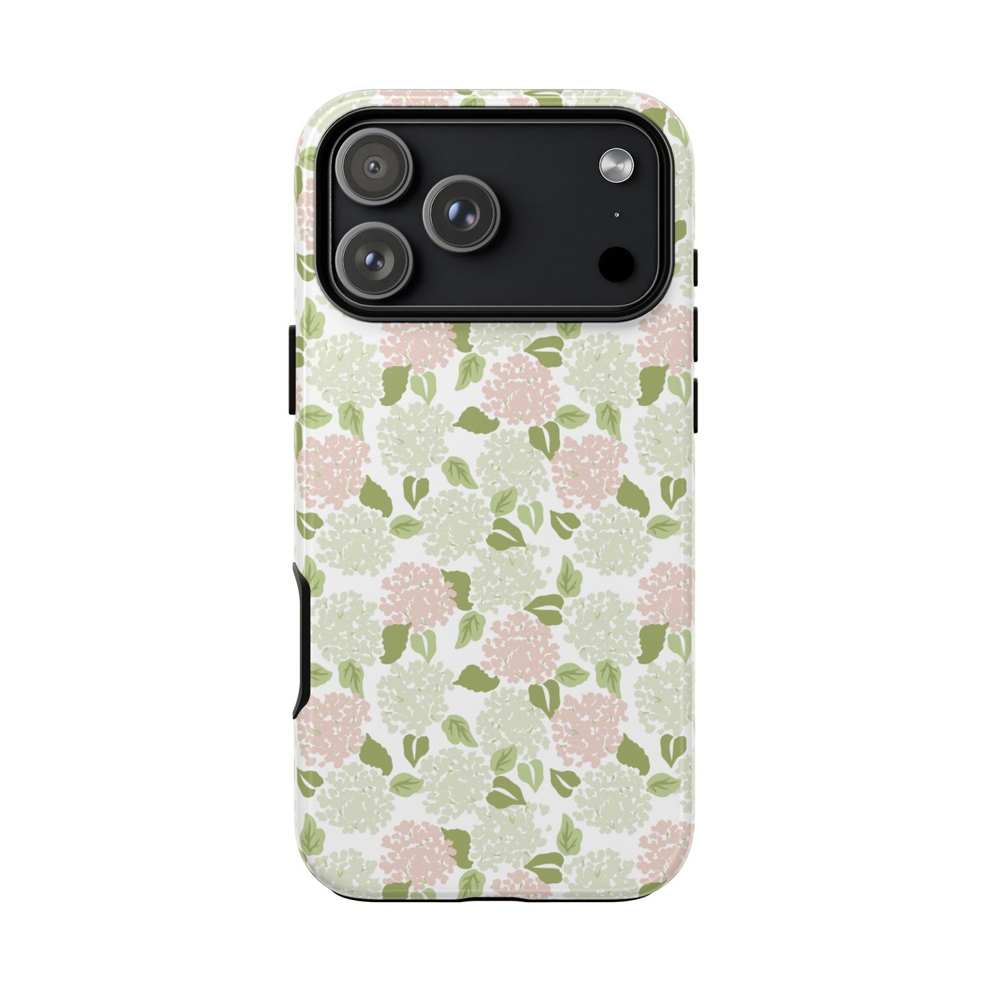 Pink Hydrangea Tough Phone Case