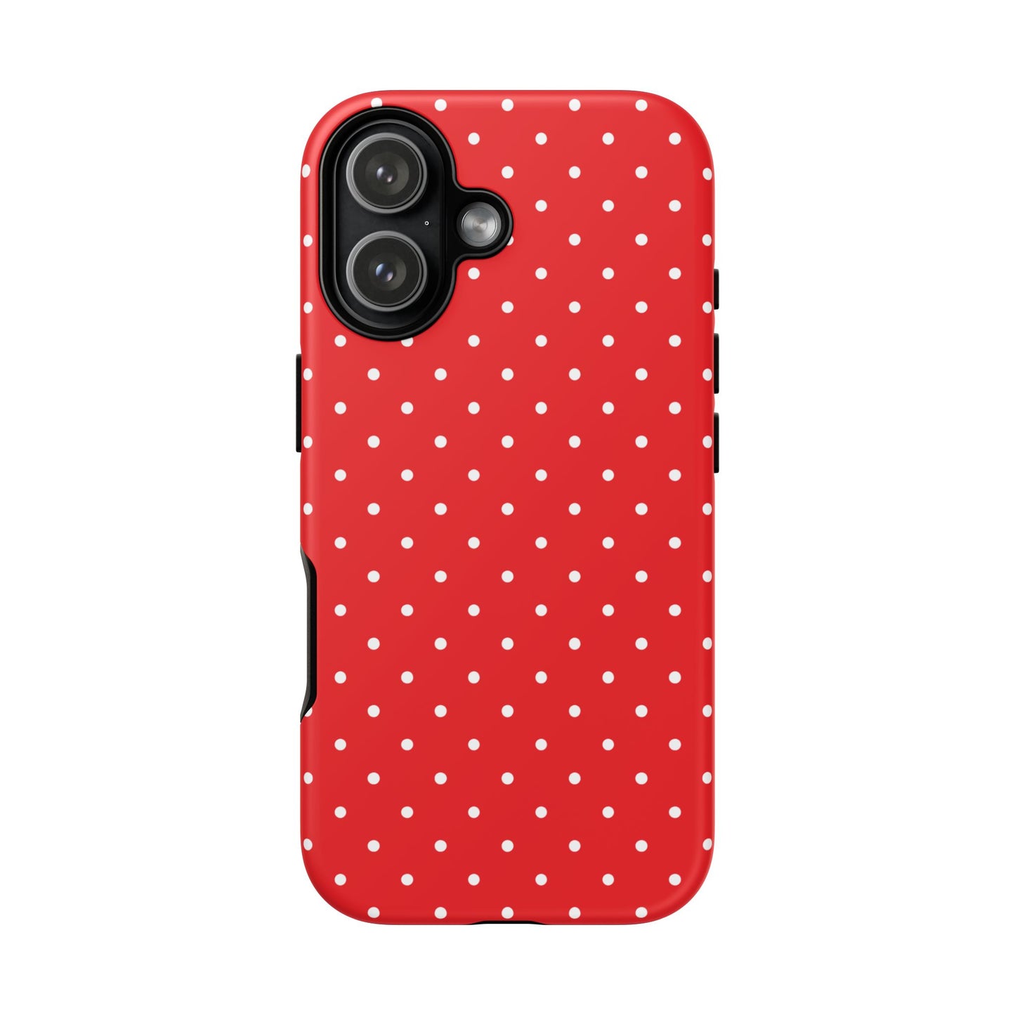 Polka Red Tough Phone Case