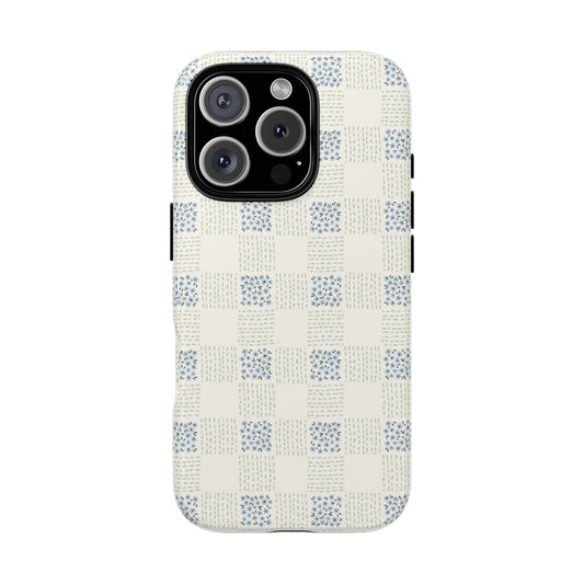 Gingham Girl Tough Phone Case