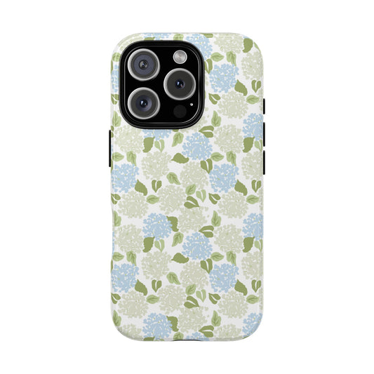 Blue Hydrangea Tough Phone Case