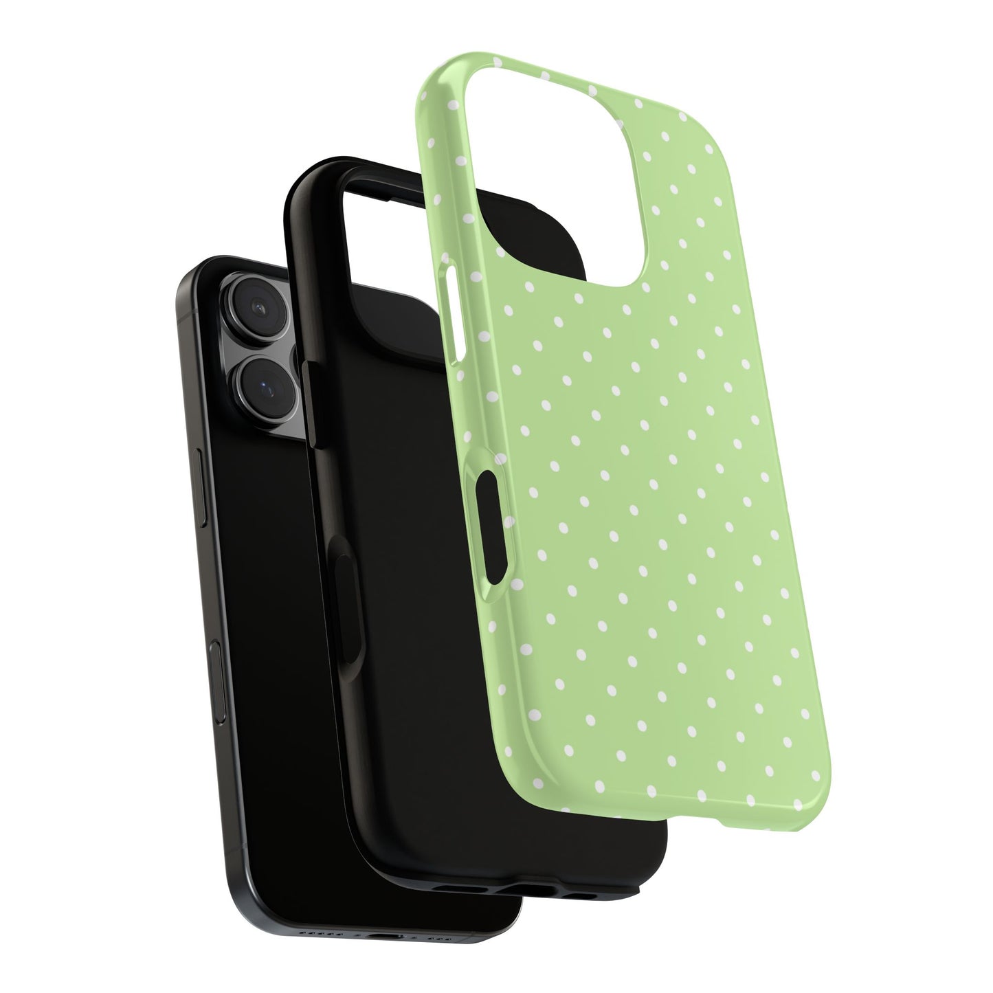Polka Green Tough Phone Case