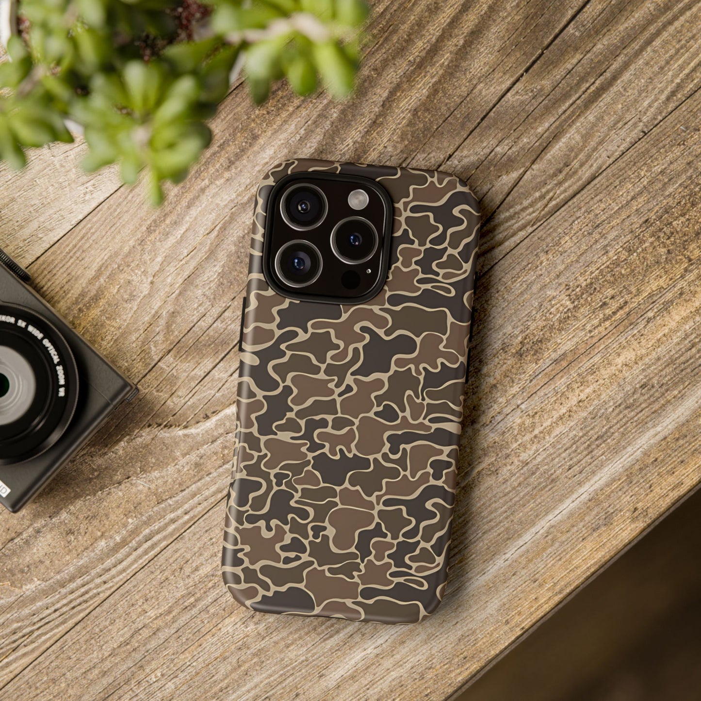 Retro Camo Tough Phone Case