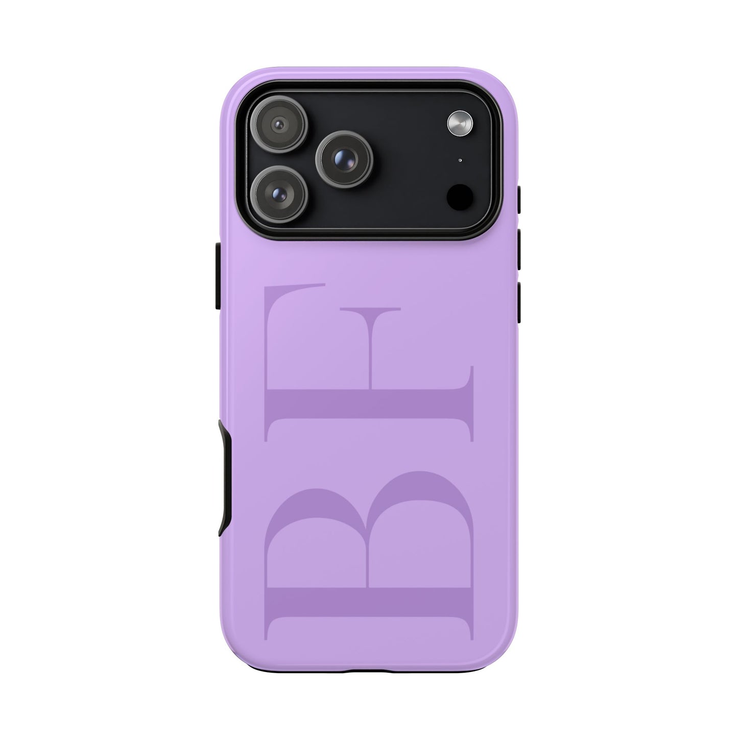 Custom Large Initial Tough Phone Case
