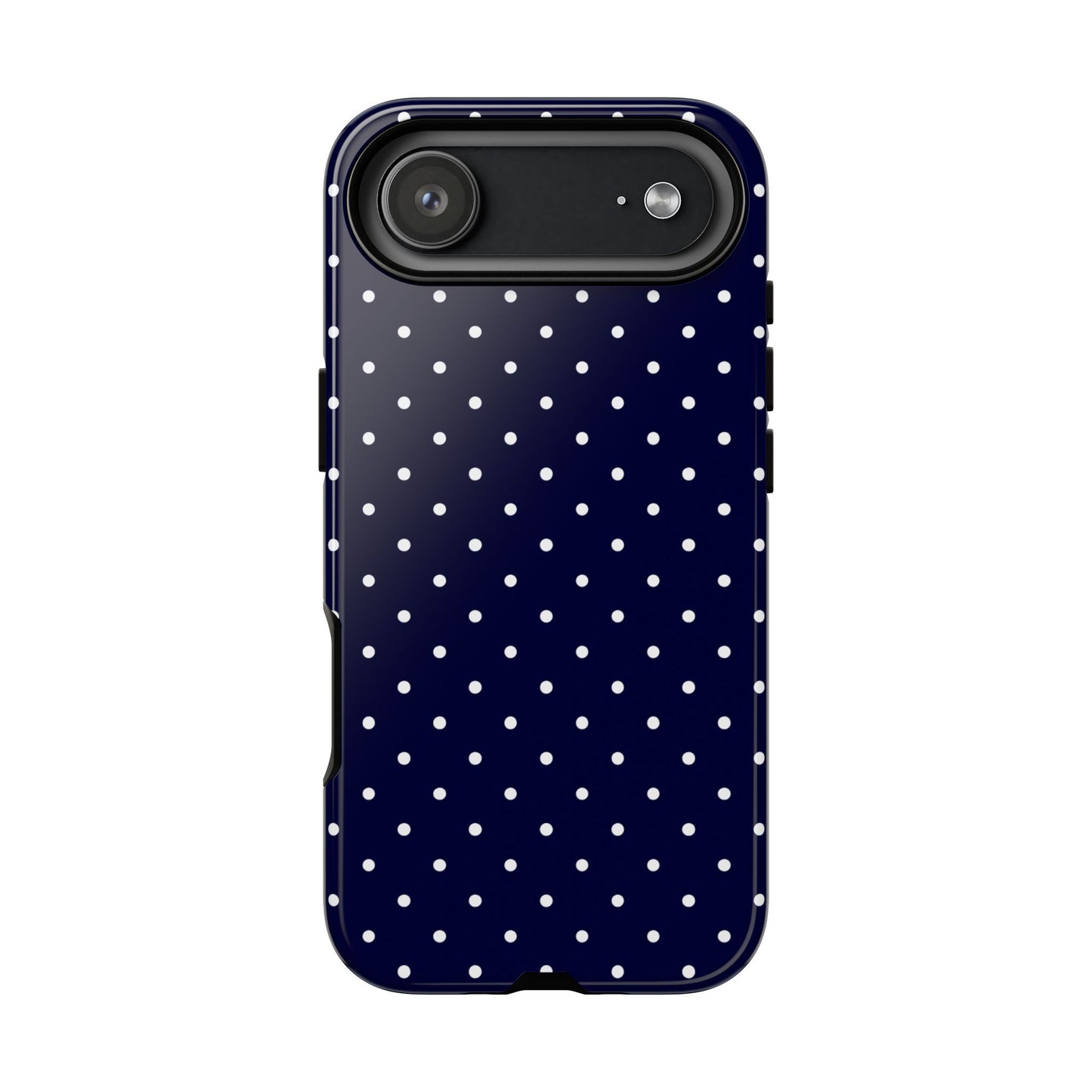 Polka Navy Tough Phone Case