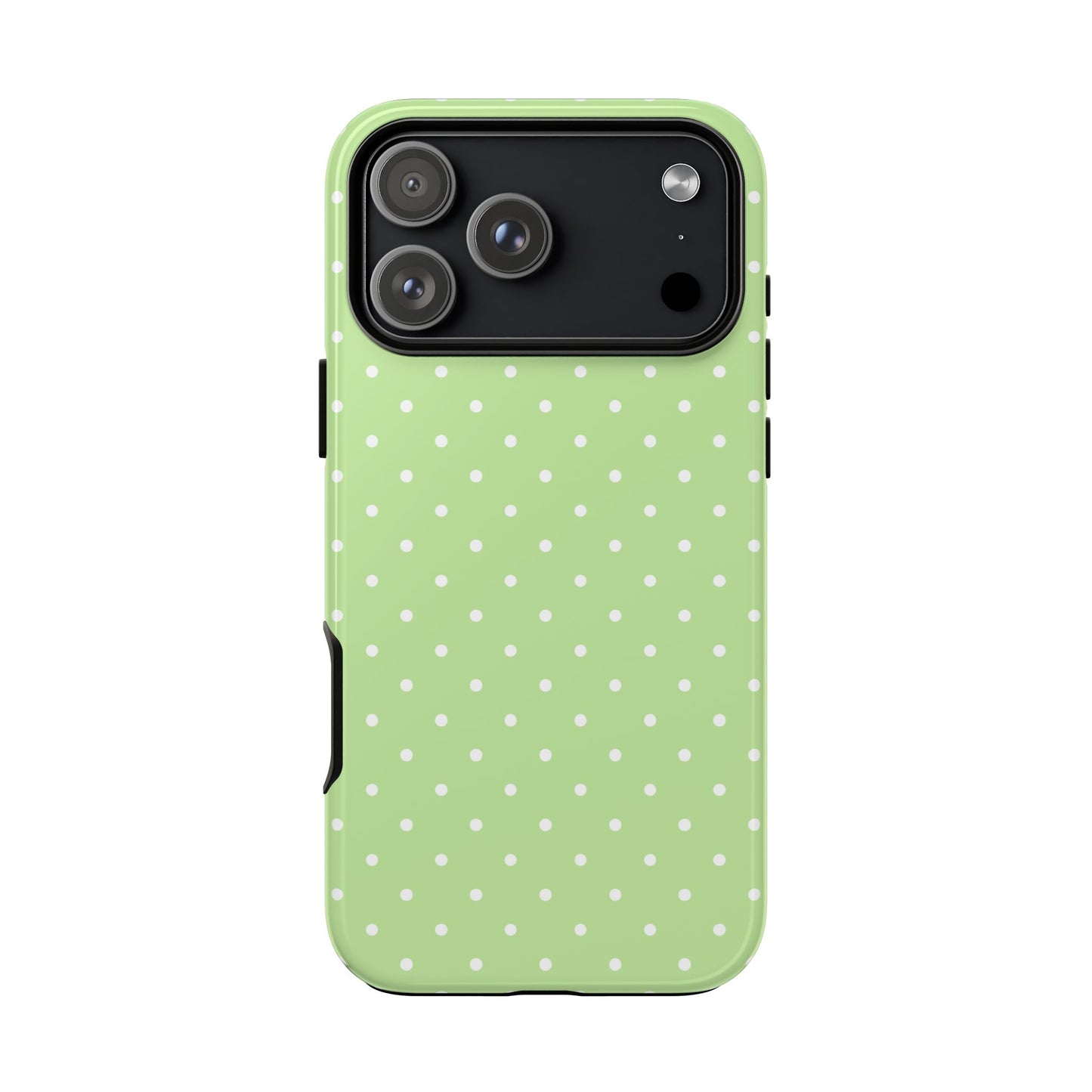 Polka Green Tough Phone Case