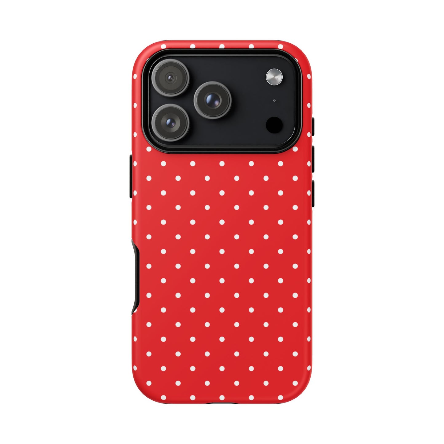 Polka Red Tough Phone Case