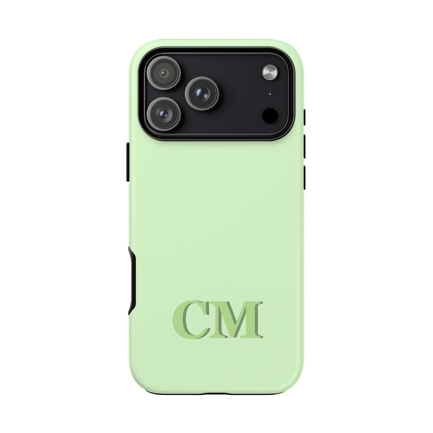 Custom Solid Initial Tough Phone Case