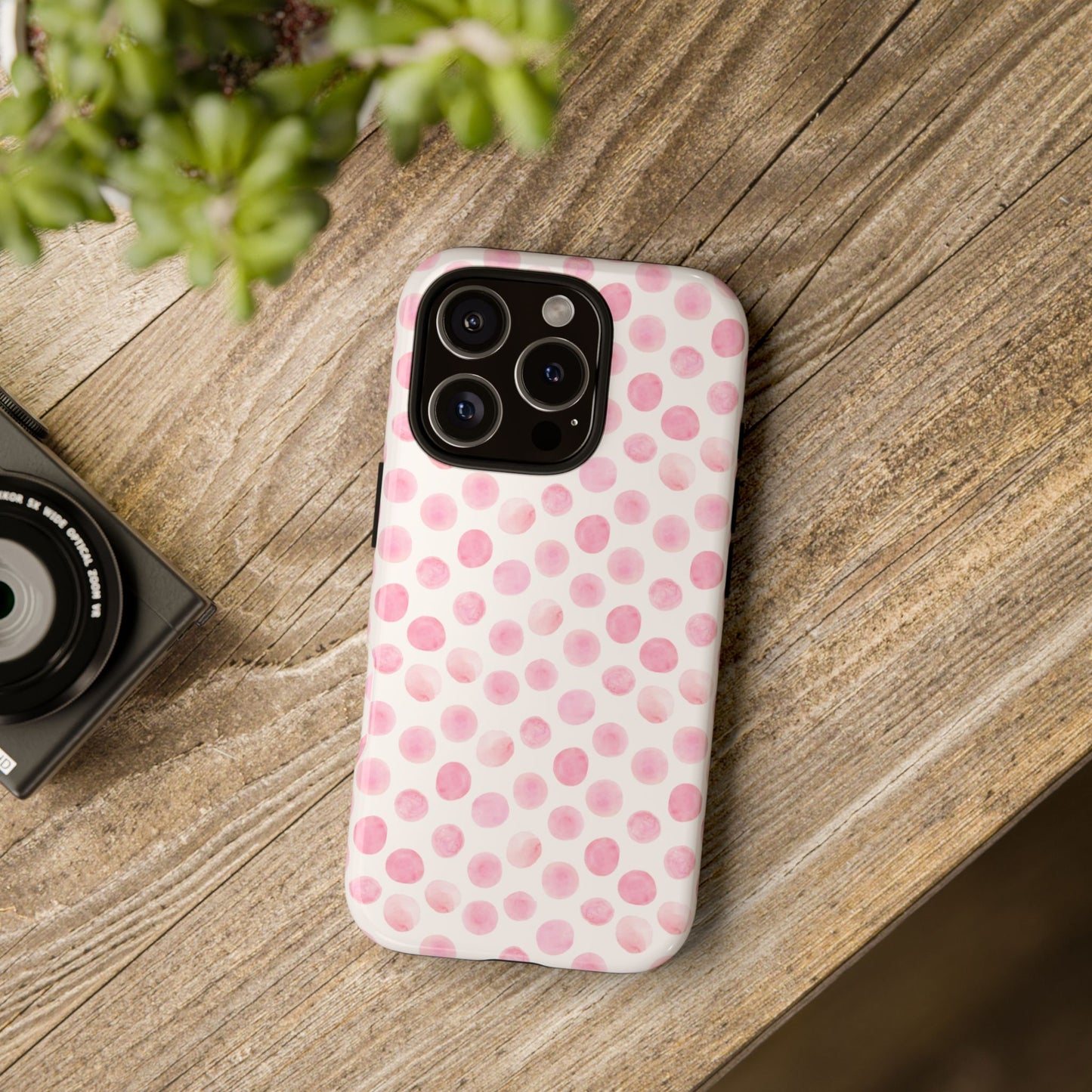 Polka Paint Tough Phone Case
