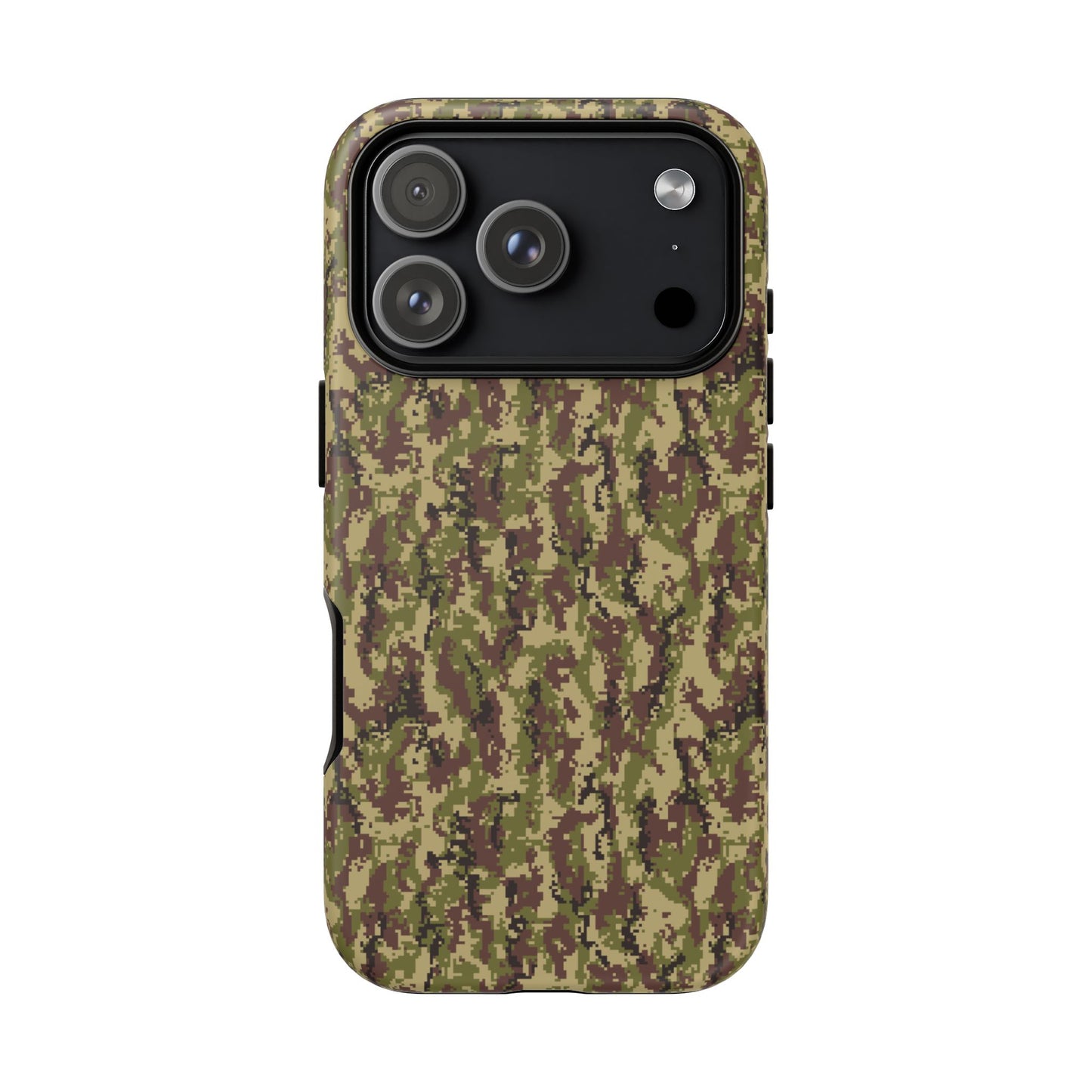 Pixelated Camo Tough Phone Case