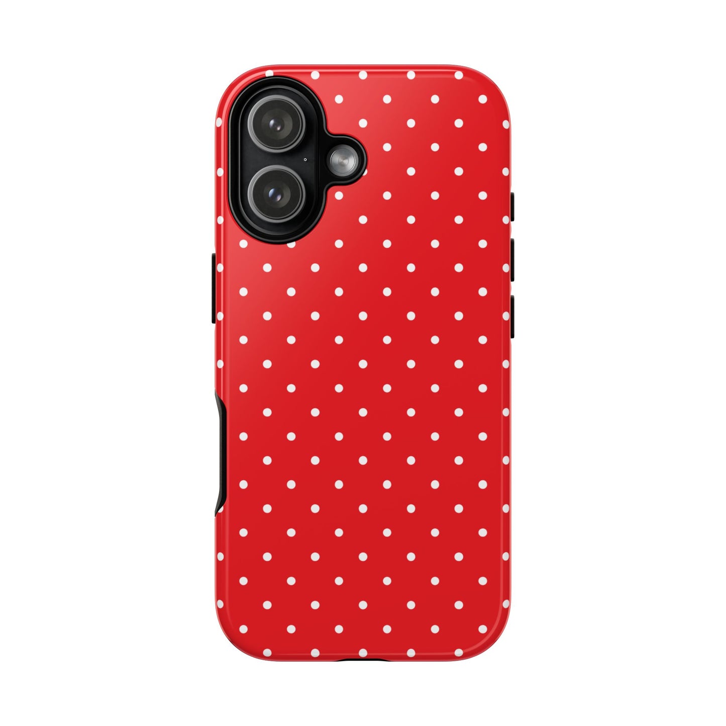 Polka Red Tough Phone Case