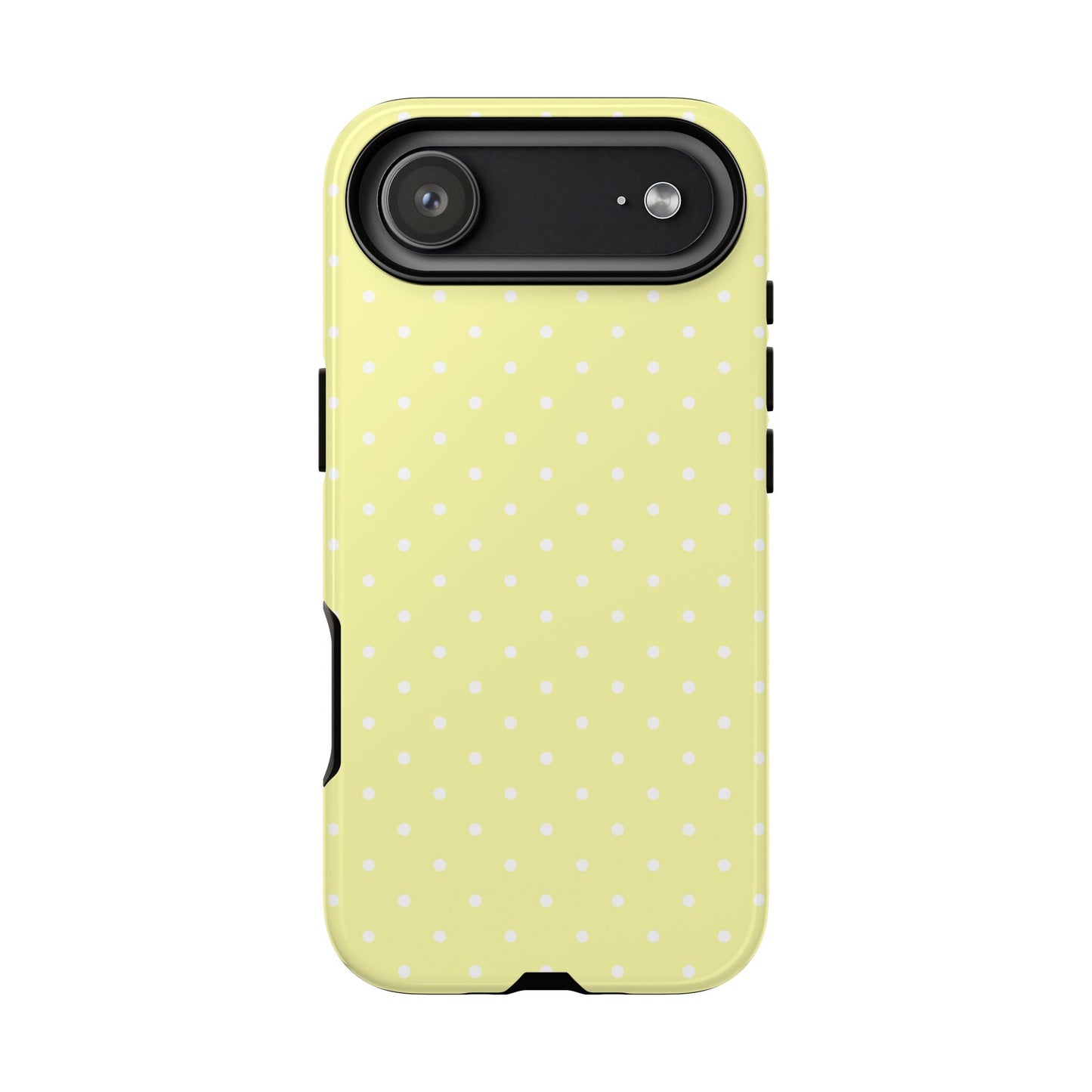 Polka Yellow Tough Phone Case
