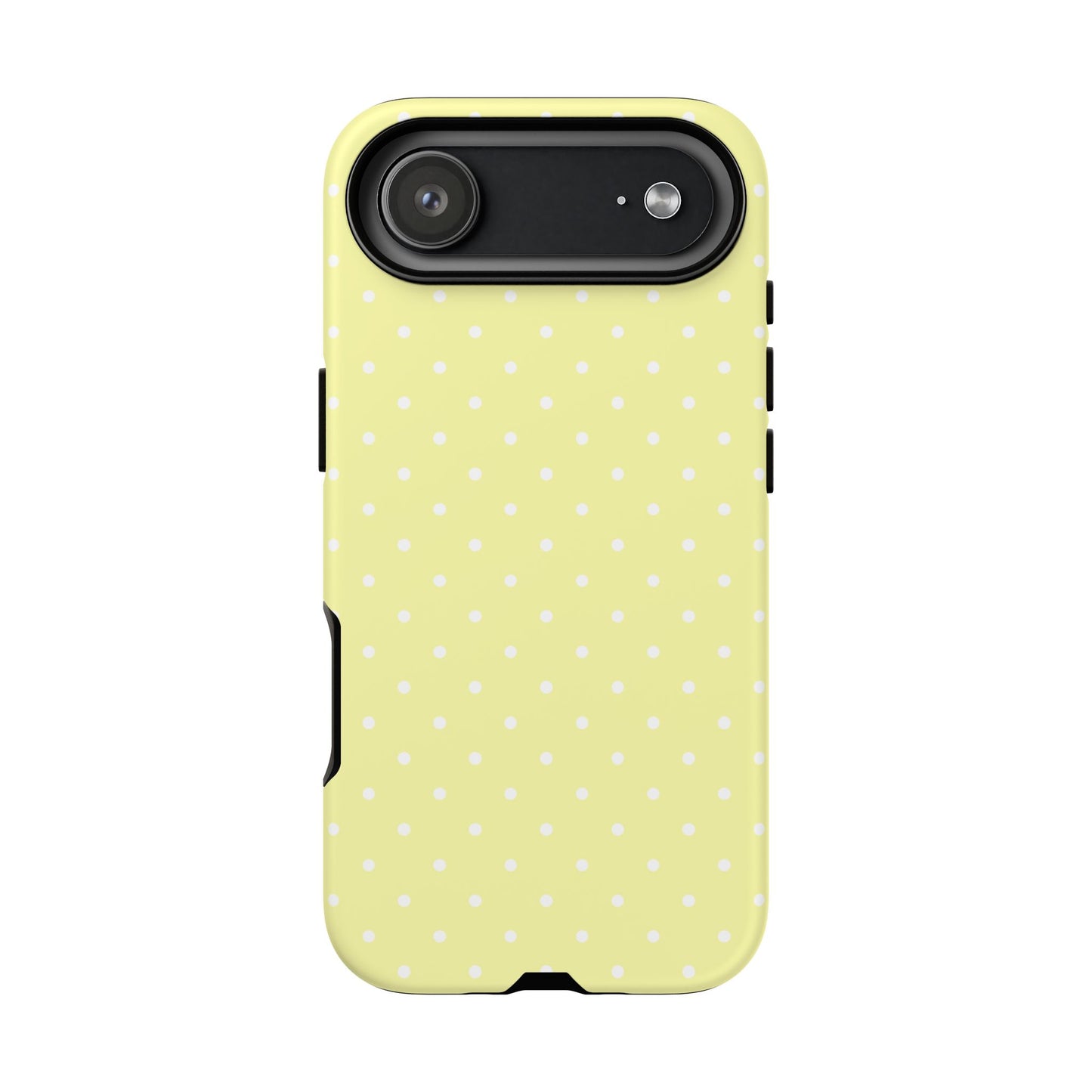 Polka Yellow Tough Phone Case