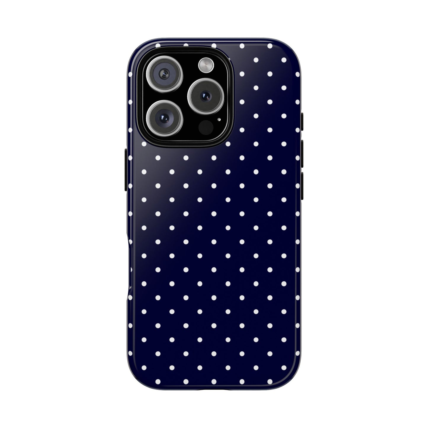 Polka Navy Tough Phone Case