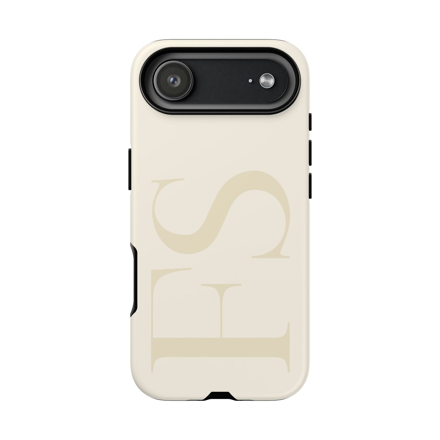 Custom Large Initial Tough Phone Case