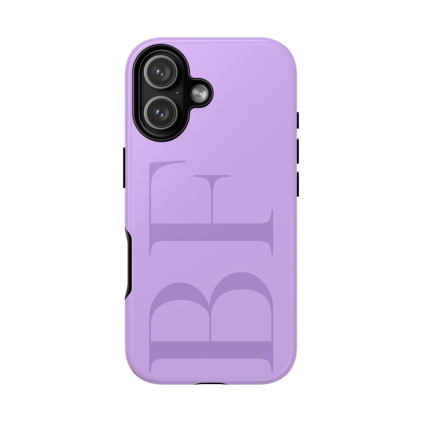 Custom Large Initial Tough Phone Case
