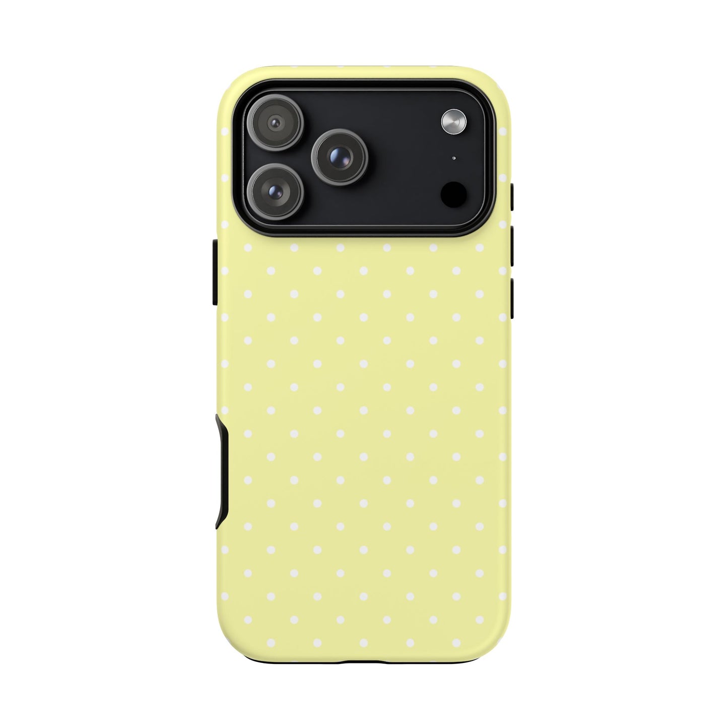 Polka Yellow Tough Phone Case