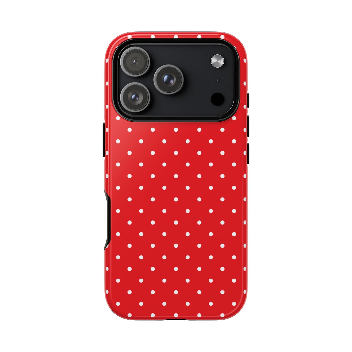 Polka Red Tough Phone Case