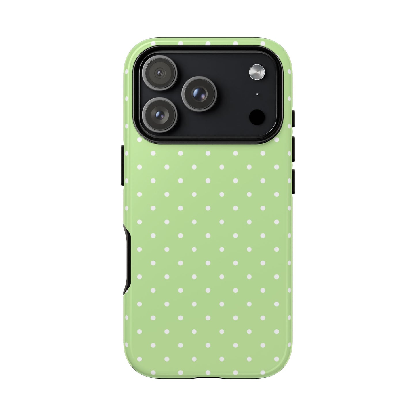 Polka Green Tough Phone Case