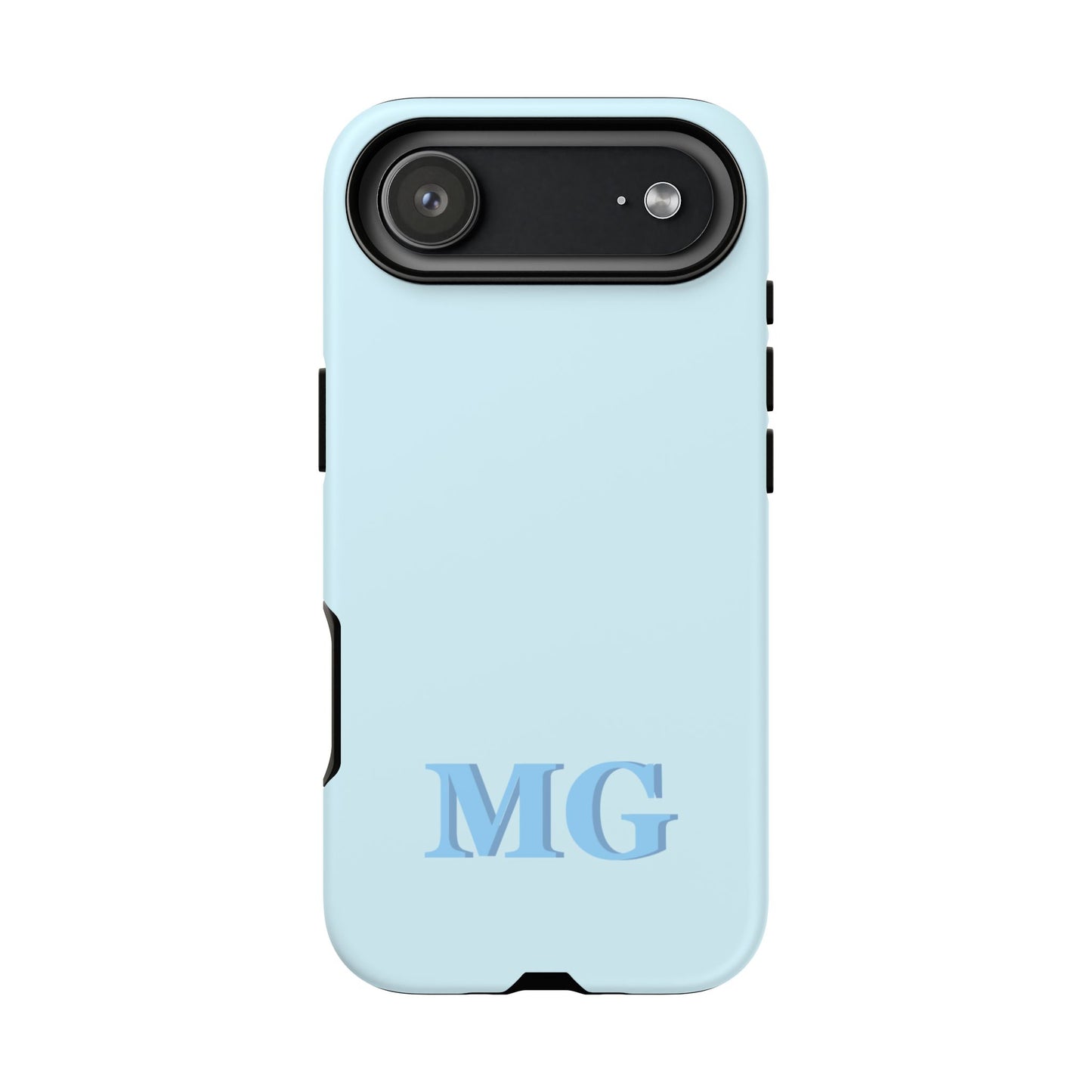 Custom Solid Initial Tough Phone Case