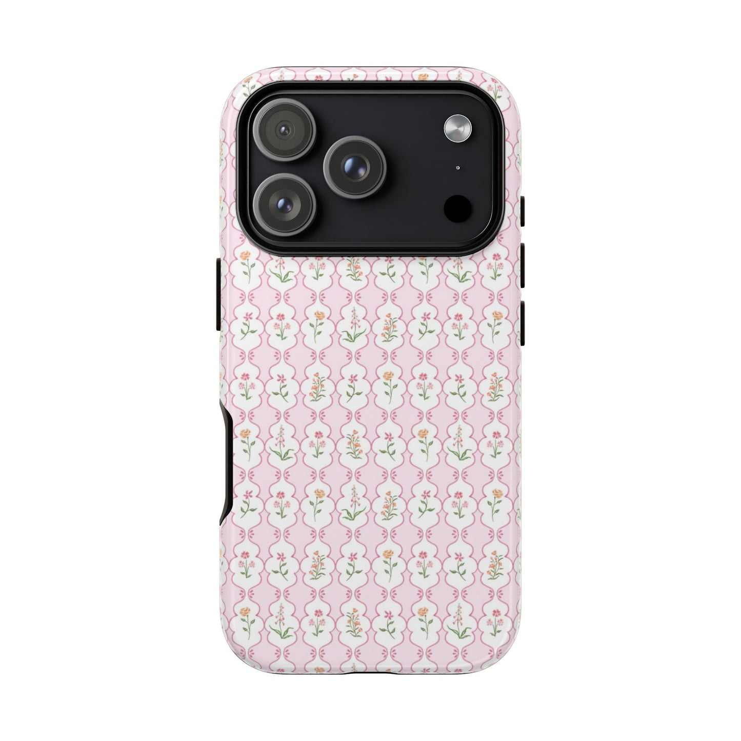 Floral Framework Tough Phone Case