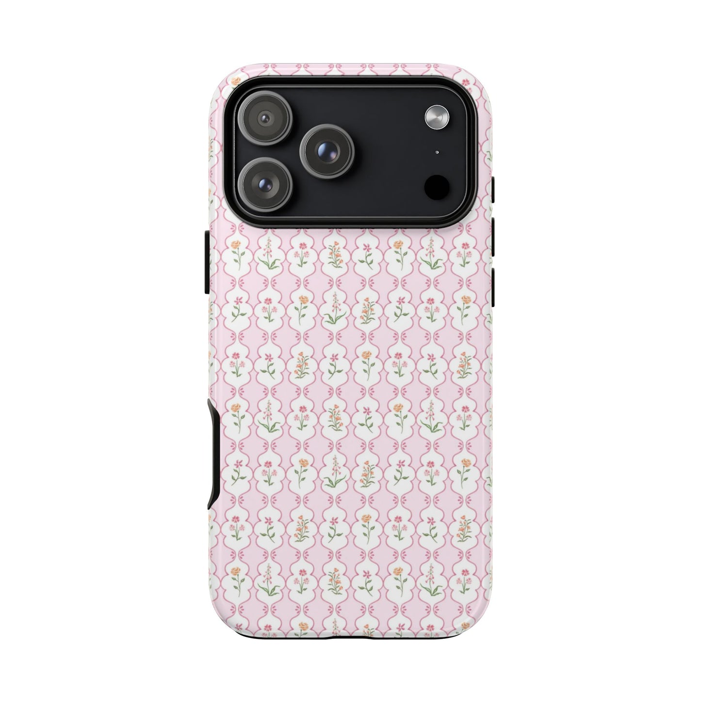 Floral Framework Tough Phone Case