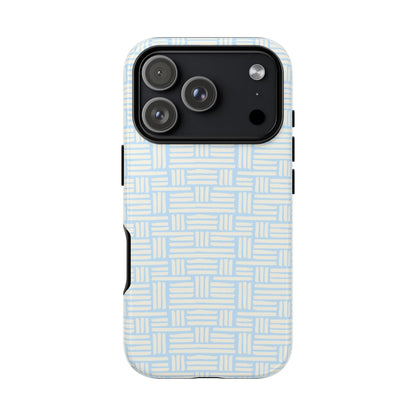 Coastal Crosshatch Tough Phone Case