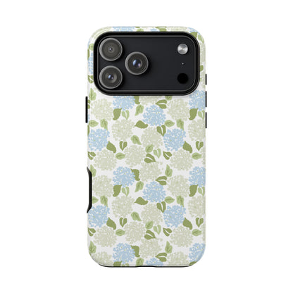 Blue Hydrangea Tough Phone Case