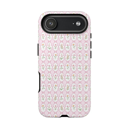 Floral Framework Tough Phone Case
