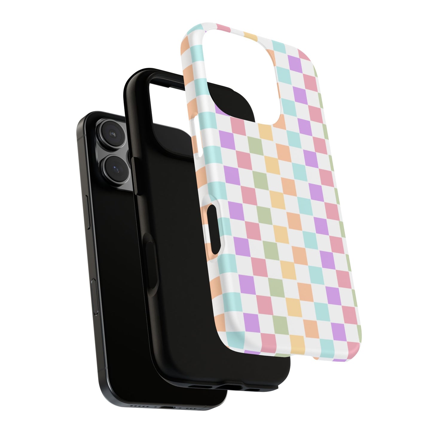 Color Block Tough Phone Case