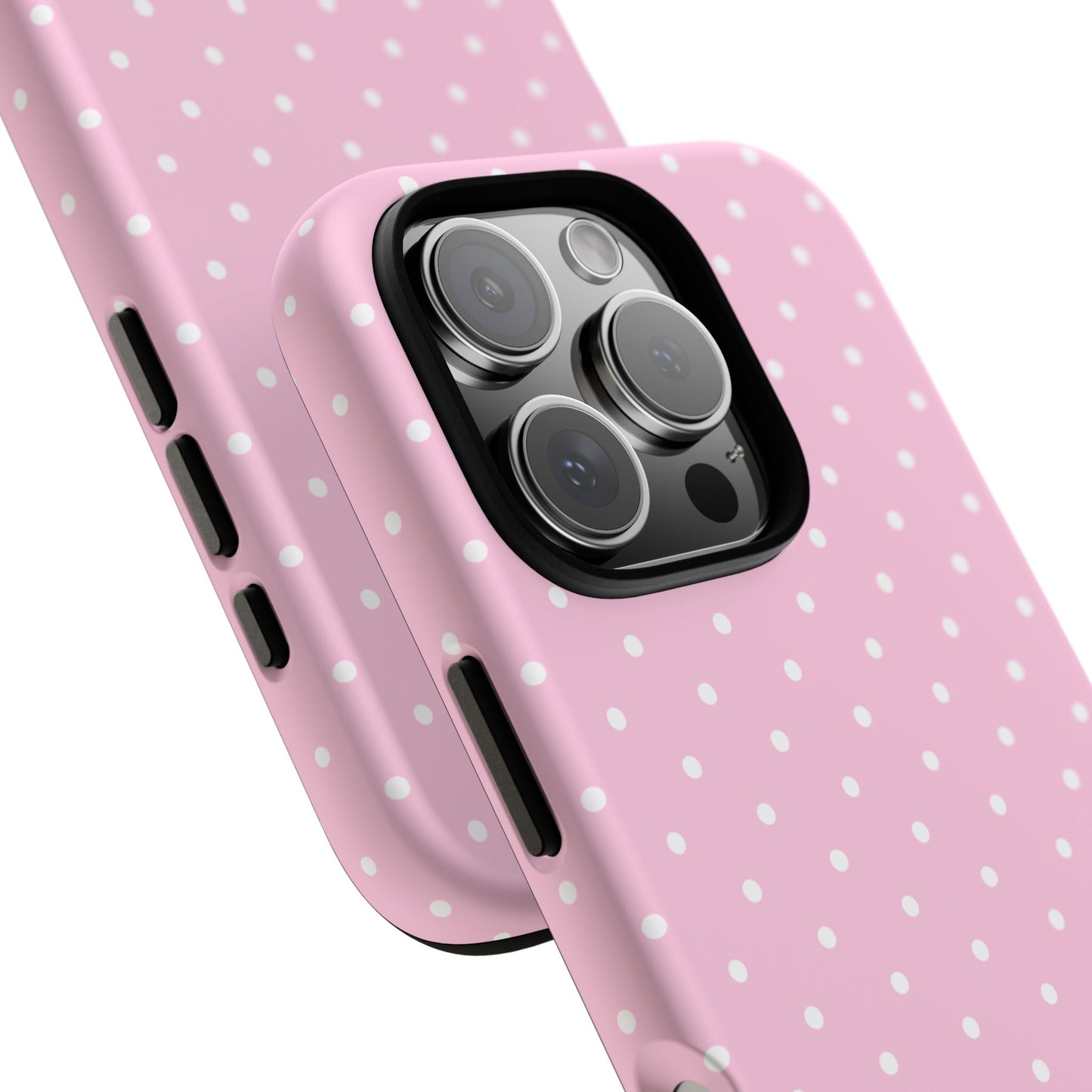 Polka Pink Tough Phone Case