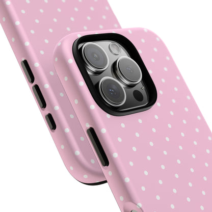 Polka Pink Tough Phone Case