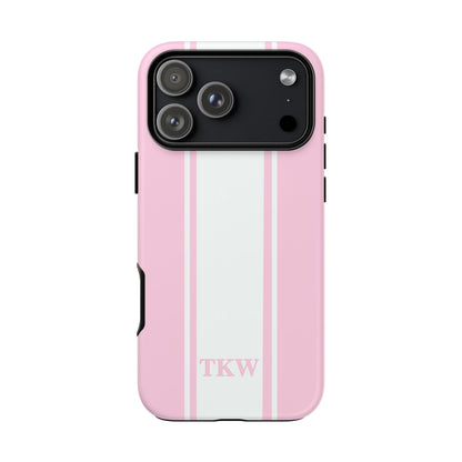 Custom Initial Column Tough Phone Case