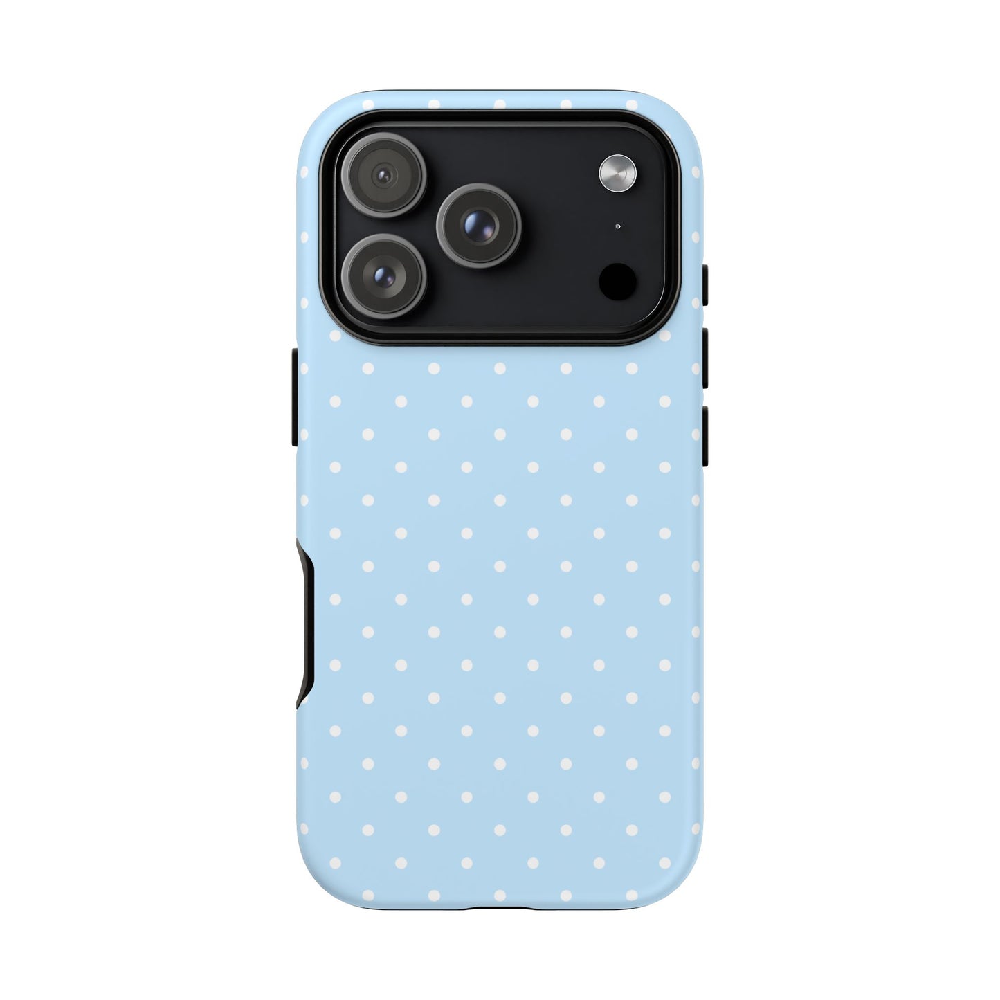 Polka Blue Tough Phone Case