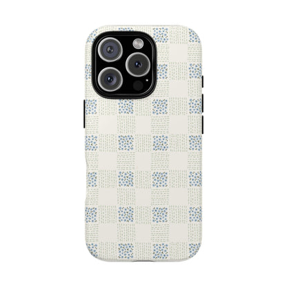 Gingham Girl Tough Phone Case