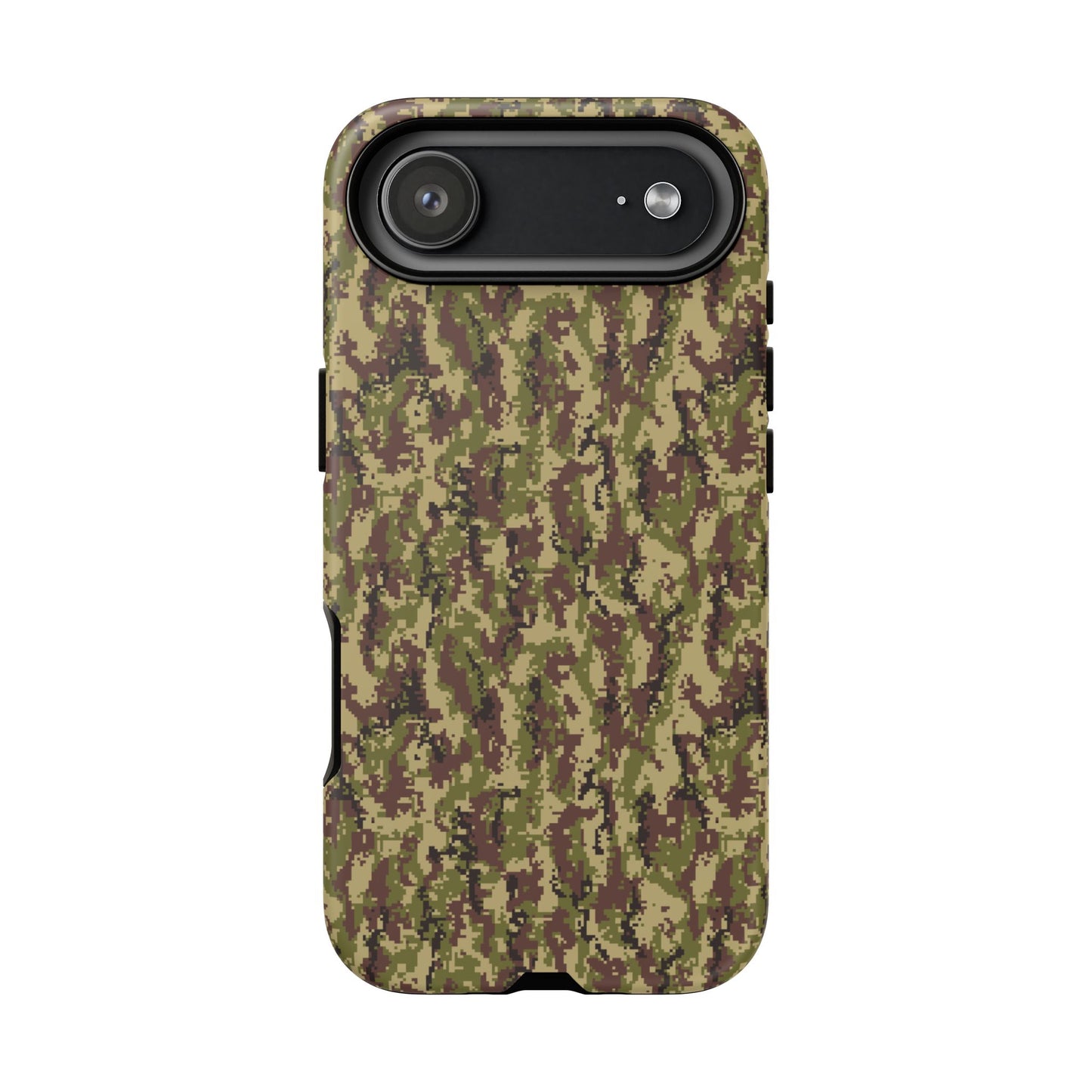 Pixelated Camo Tough Phone Case