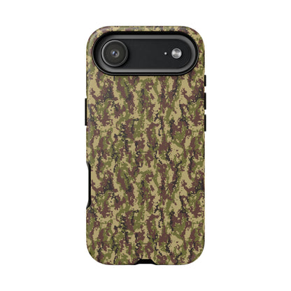 Pixelated Camo Tough Phone Case