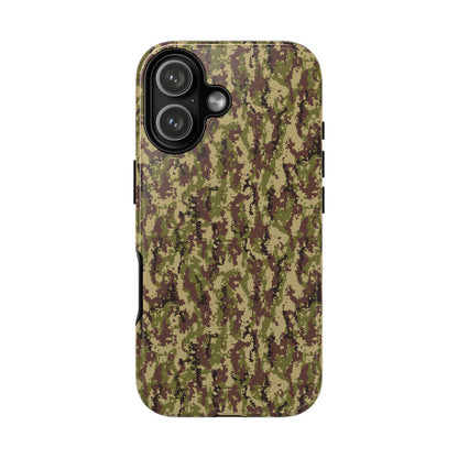 Pixelated Camo Tough Phone Case