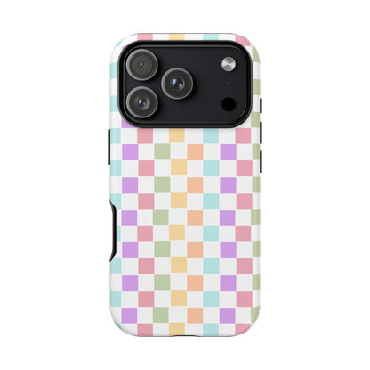 Color Block Tough Phone Case