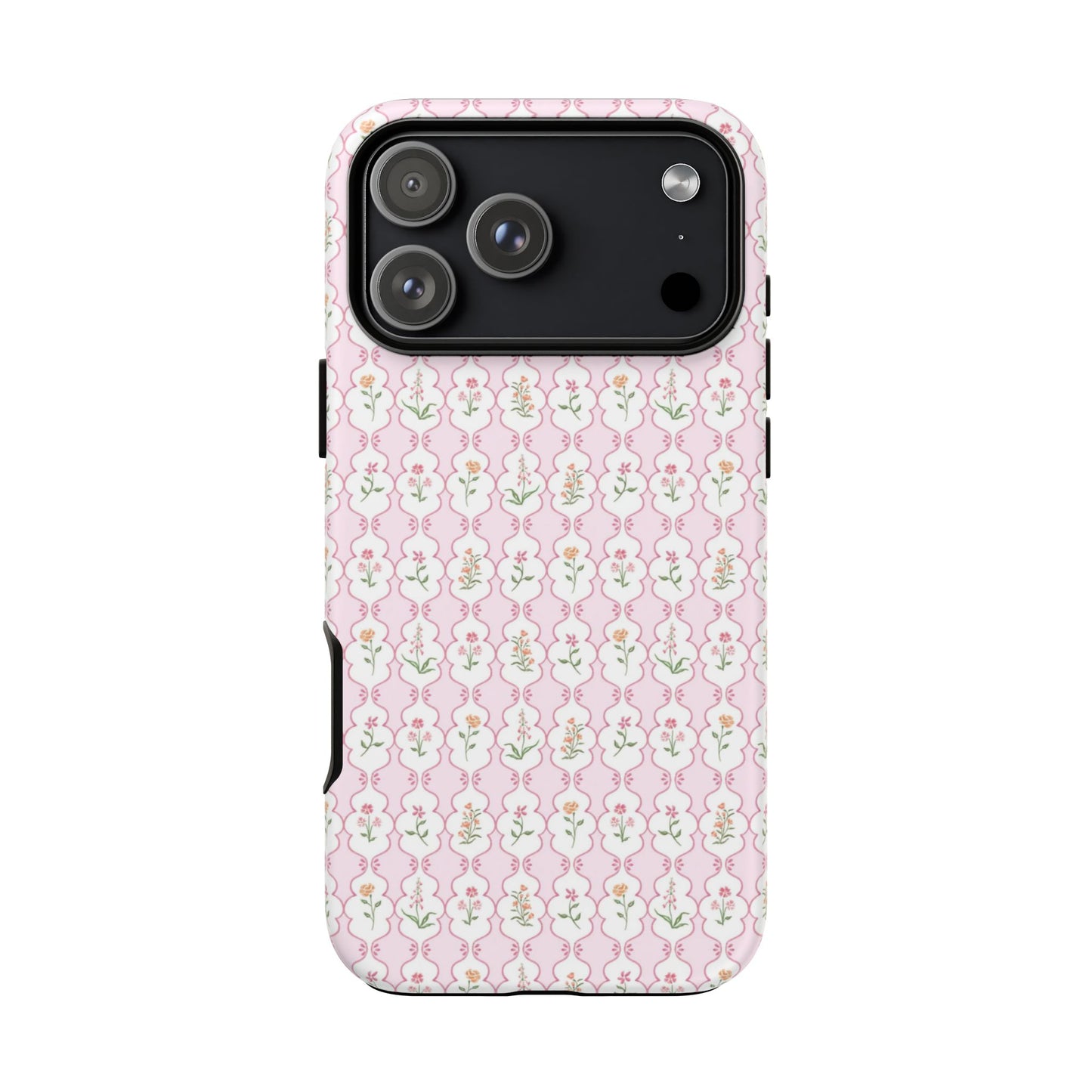 Floral Framework Tough Phone Case