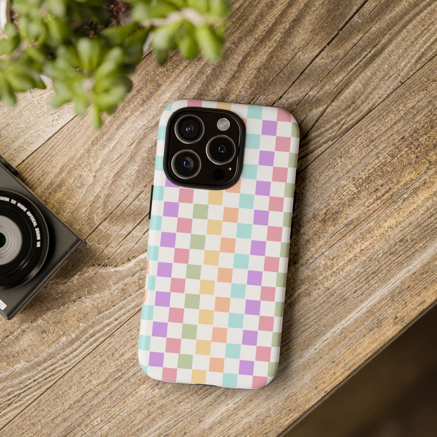 Color Block Tough Phone Case
