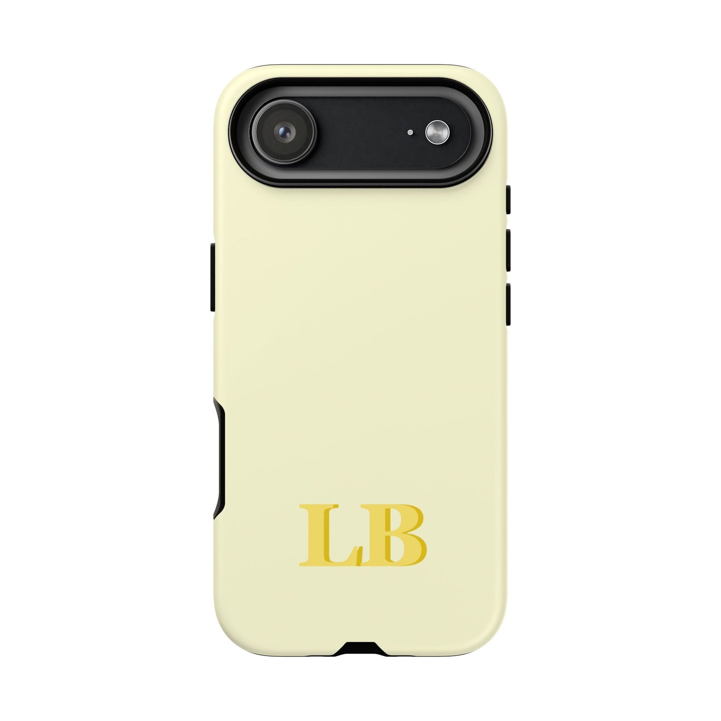 Custom Solid Initial Tough Phone Case