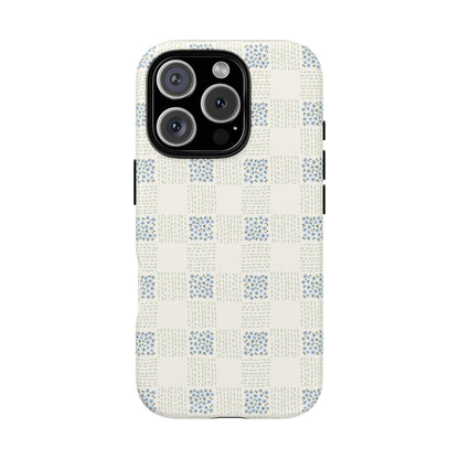 Gingham Girl Tough Phone Case