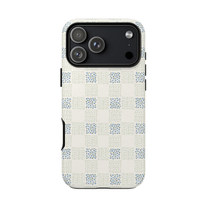 Gingham Girl Tough Phone Case