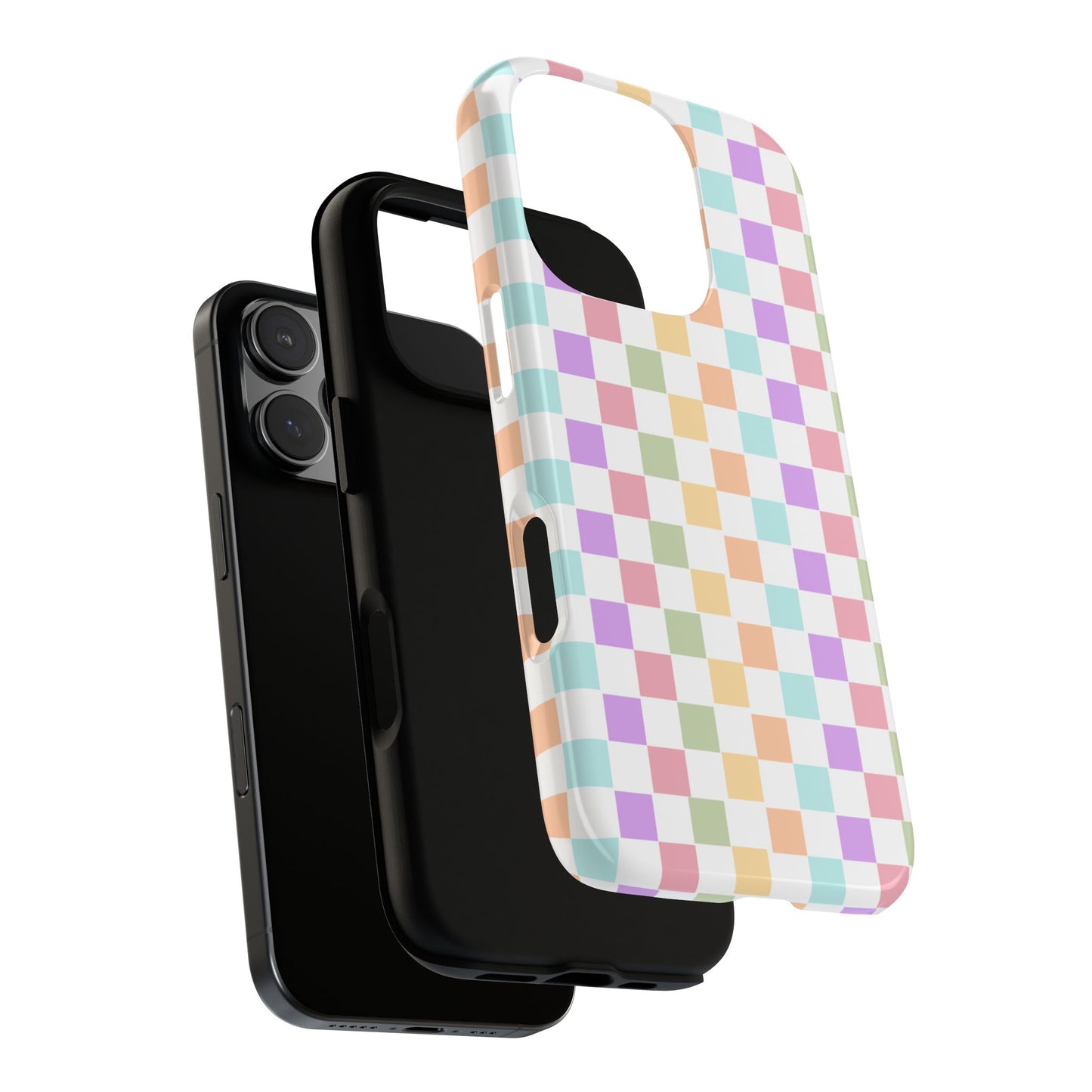 Color Block Tough Phone Case