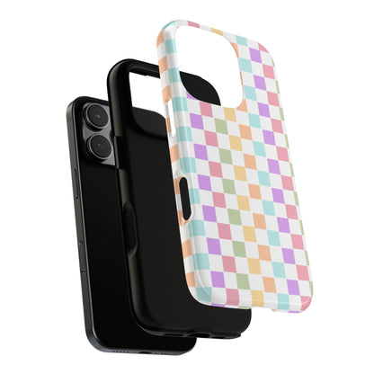 Color Block Tough Phone Case