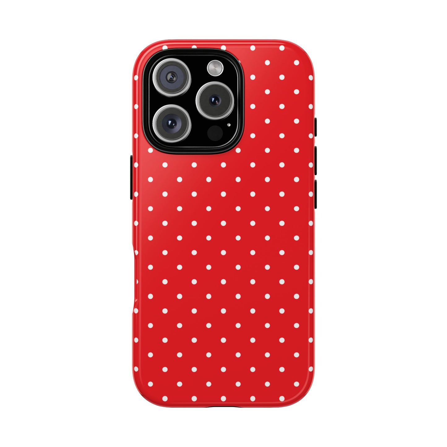 Polka Red Tough Phone Case