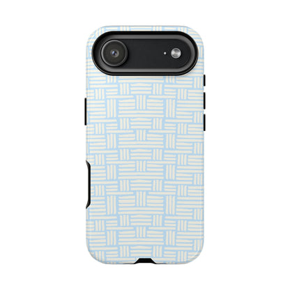 Coastal Crosshatch Tough Phone Case