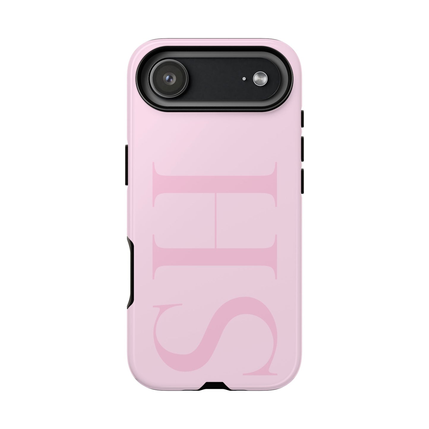 Custom Large Initial Tough Phone Case
